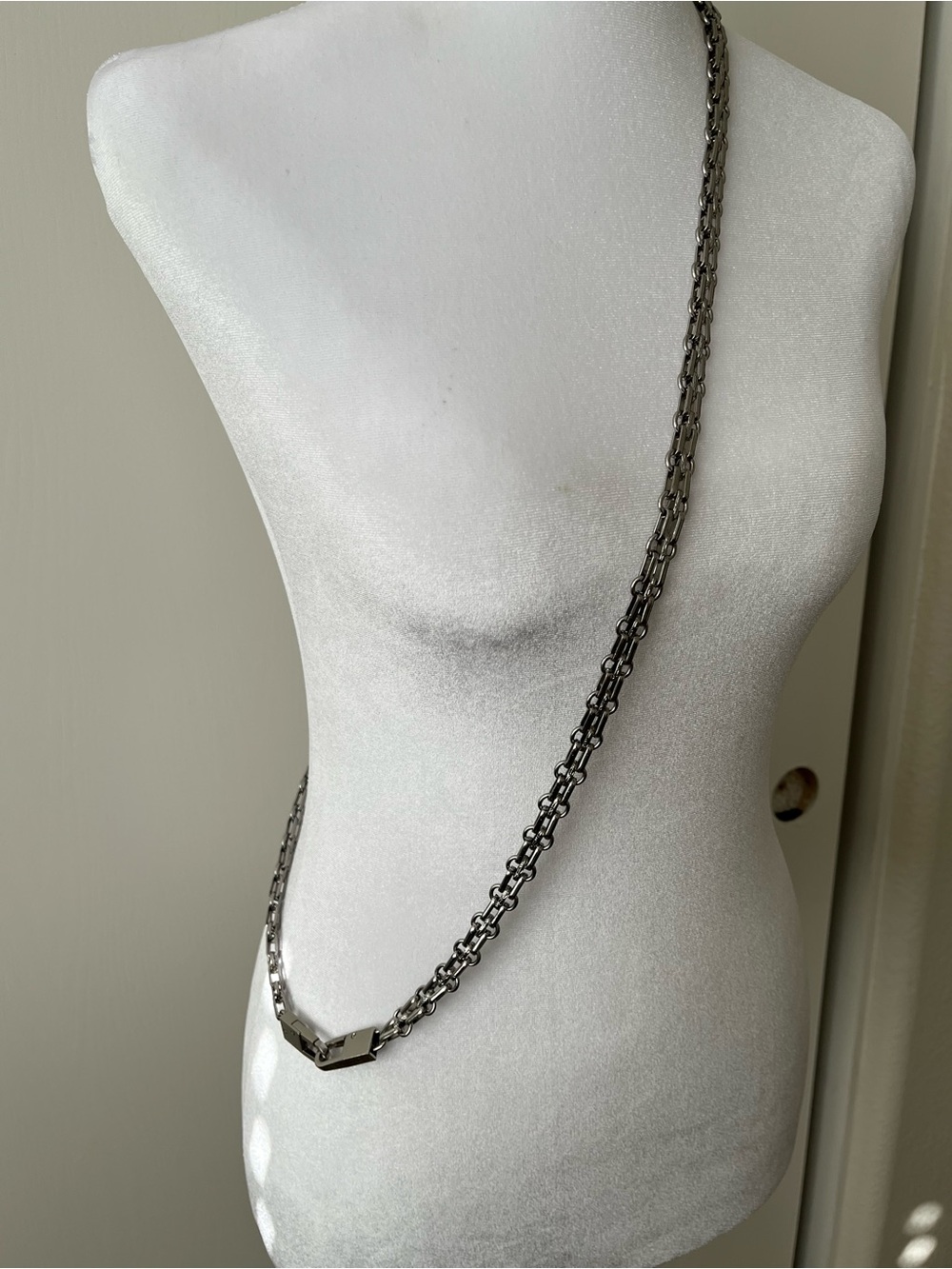 Chunky Silver  Chain Purse Chain 42” Decor for Handbags